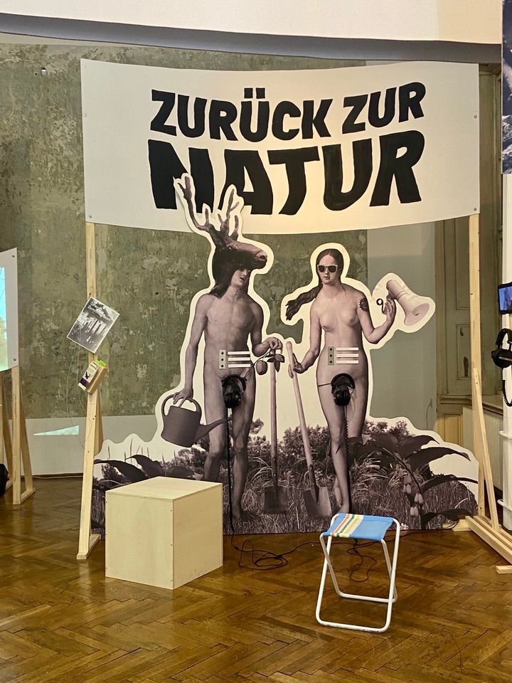 Ausstellungsansicht »Von Zwentendorf zu CO₂ – Kämpfe der Umweltbewegung in Österreich« im Volksundemuseum Wien. – Foto: Katharina Egg Ausstellungsansicht