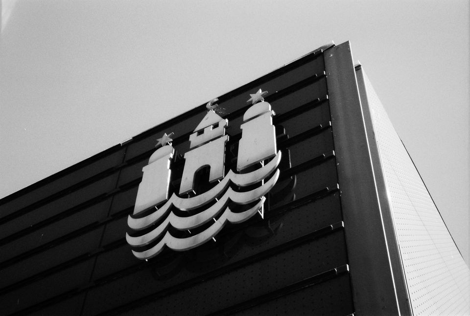 Bushaltestelle in Kopenhagen, 2005